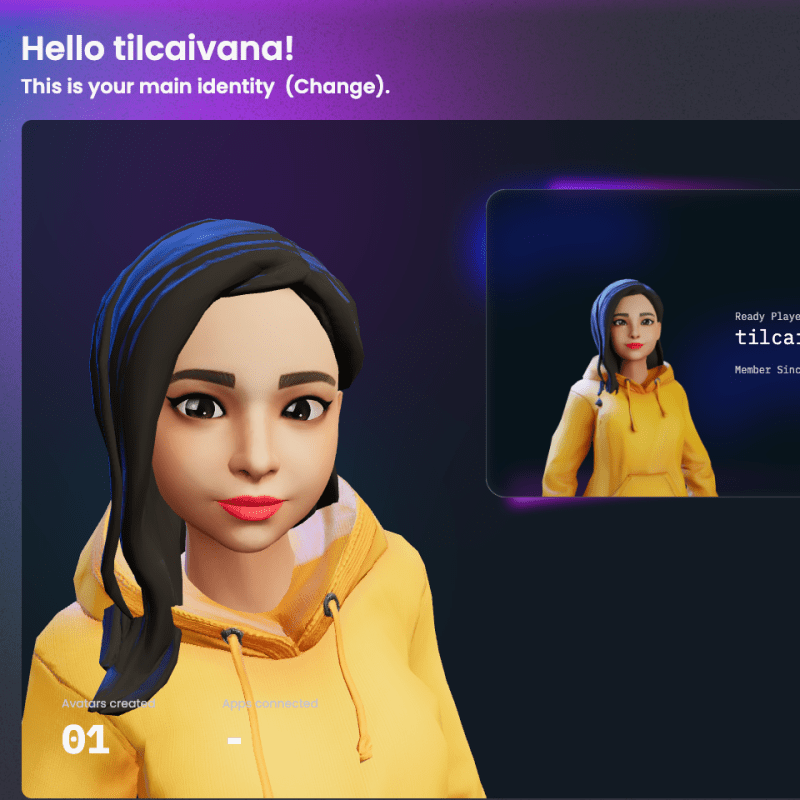 How to easily create your avatar and display it on the web with ThreeJS and&nbsp;React.